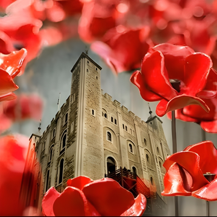 Poppies at the Tower of London